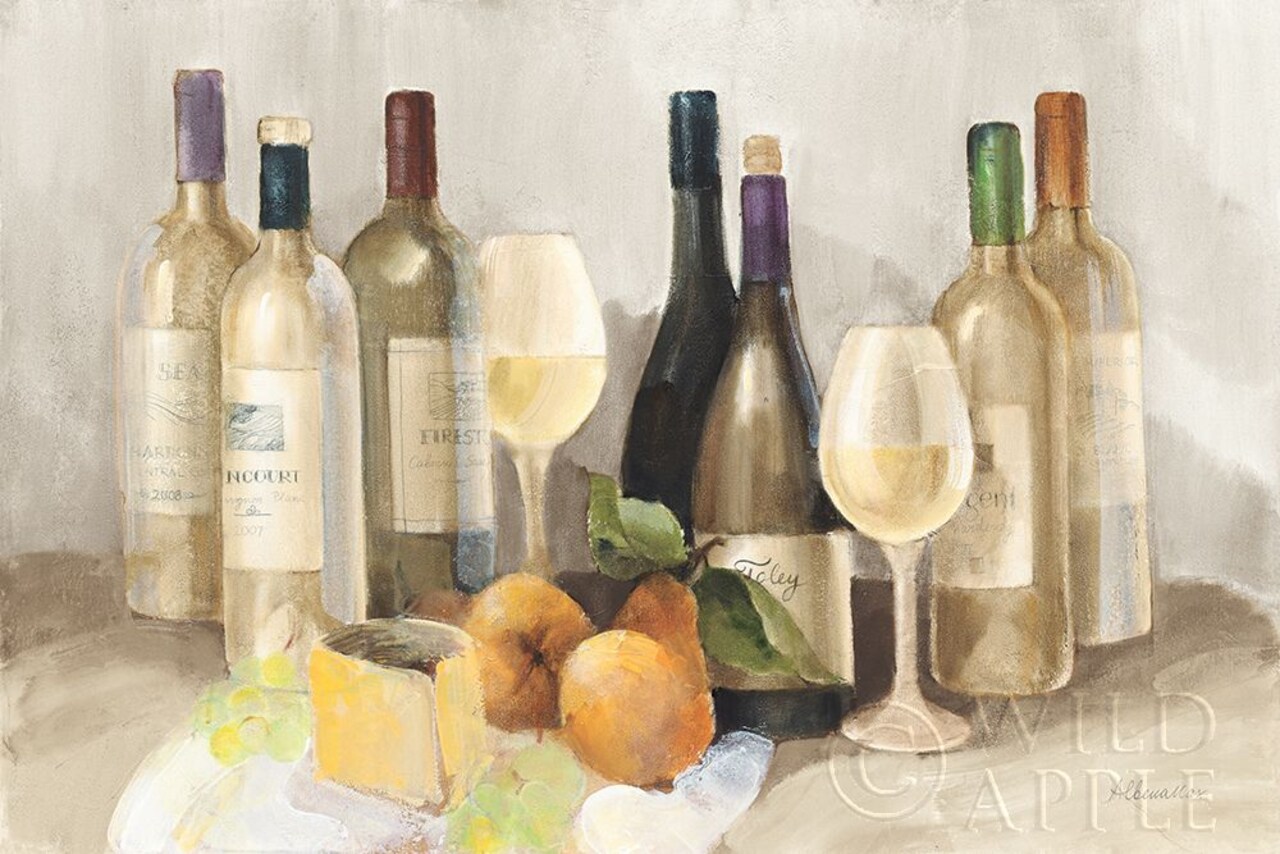 Wine and Fruit II v2 Light Poster Print by Albena Hristova - Item # VARPDX51871